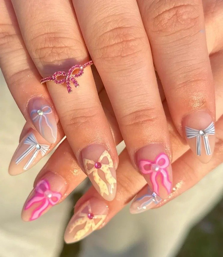 Bow Nail Ideas (15)
