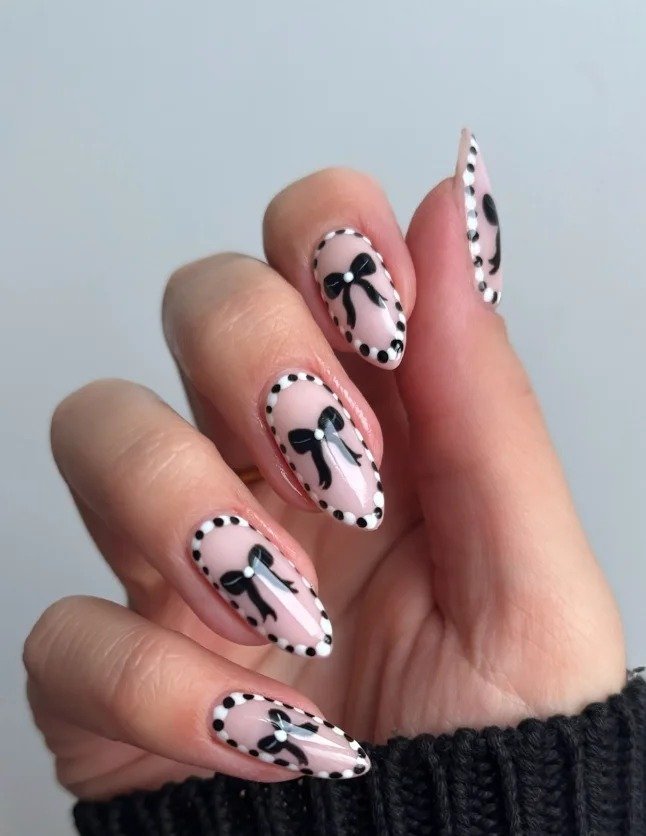 Bow Nail Ideas (20)