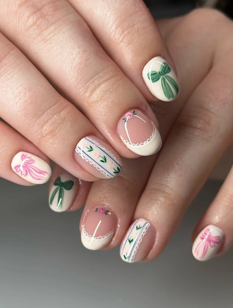 Bow Nail Ideas (25)