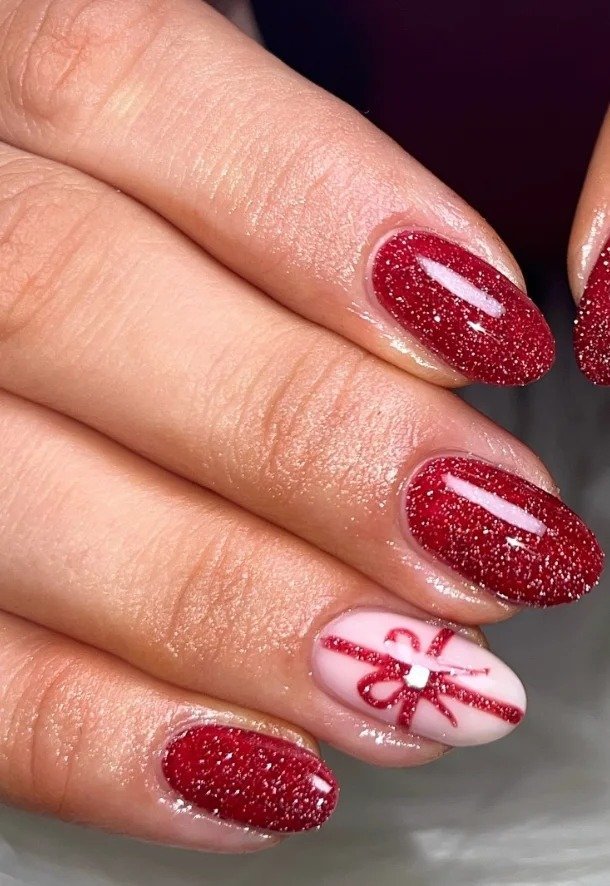 Bow Nail Ideas (28)