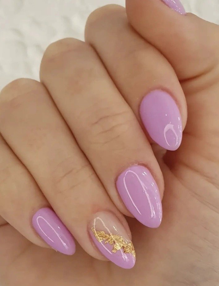 Cute Lavender Nails (11)