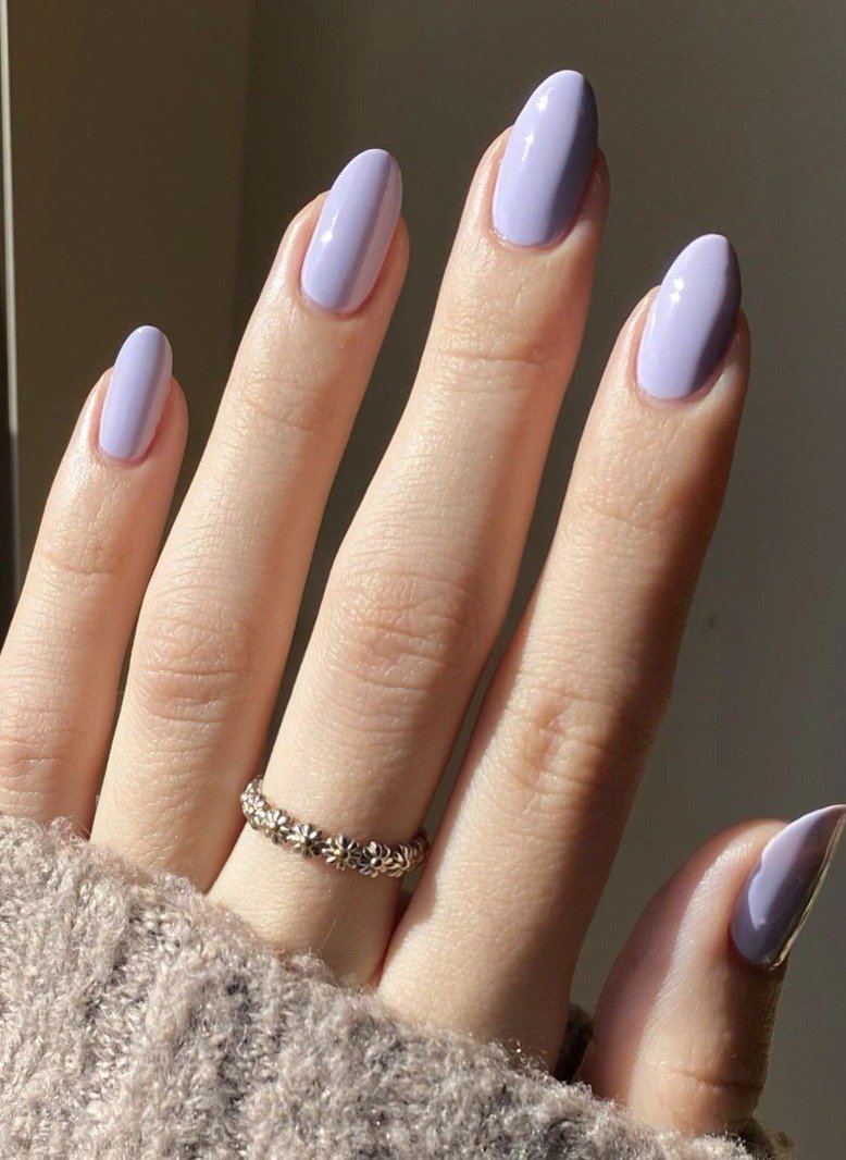 Cute Lavender Nails (13)