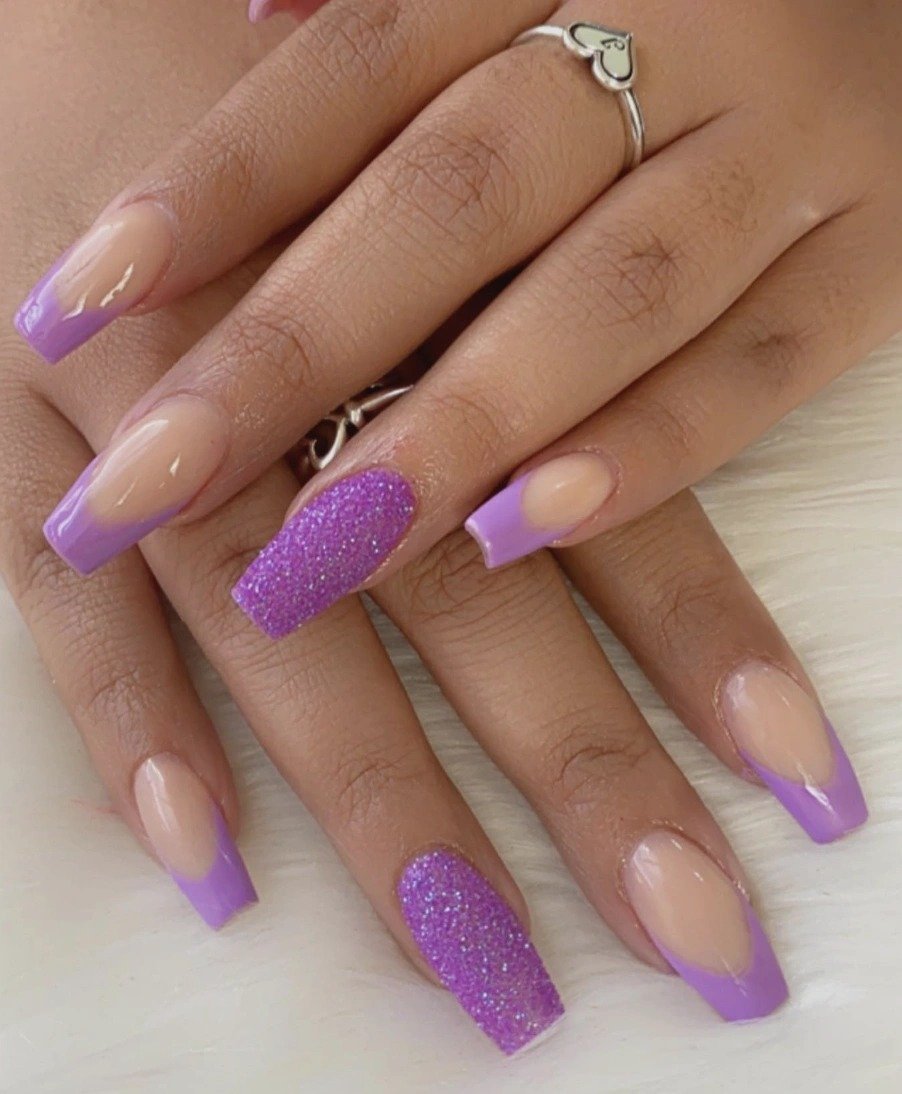Cute Lavender Nails (19)