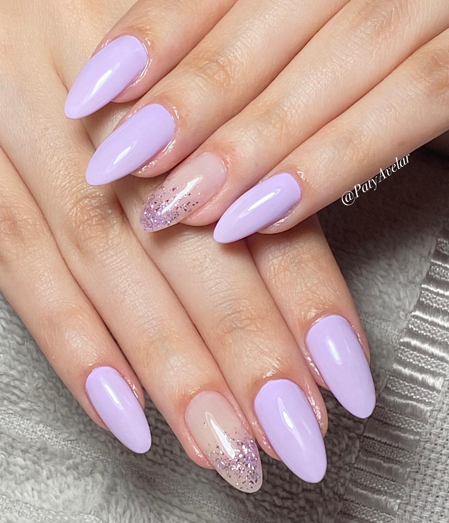Cute Lavender Nails