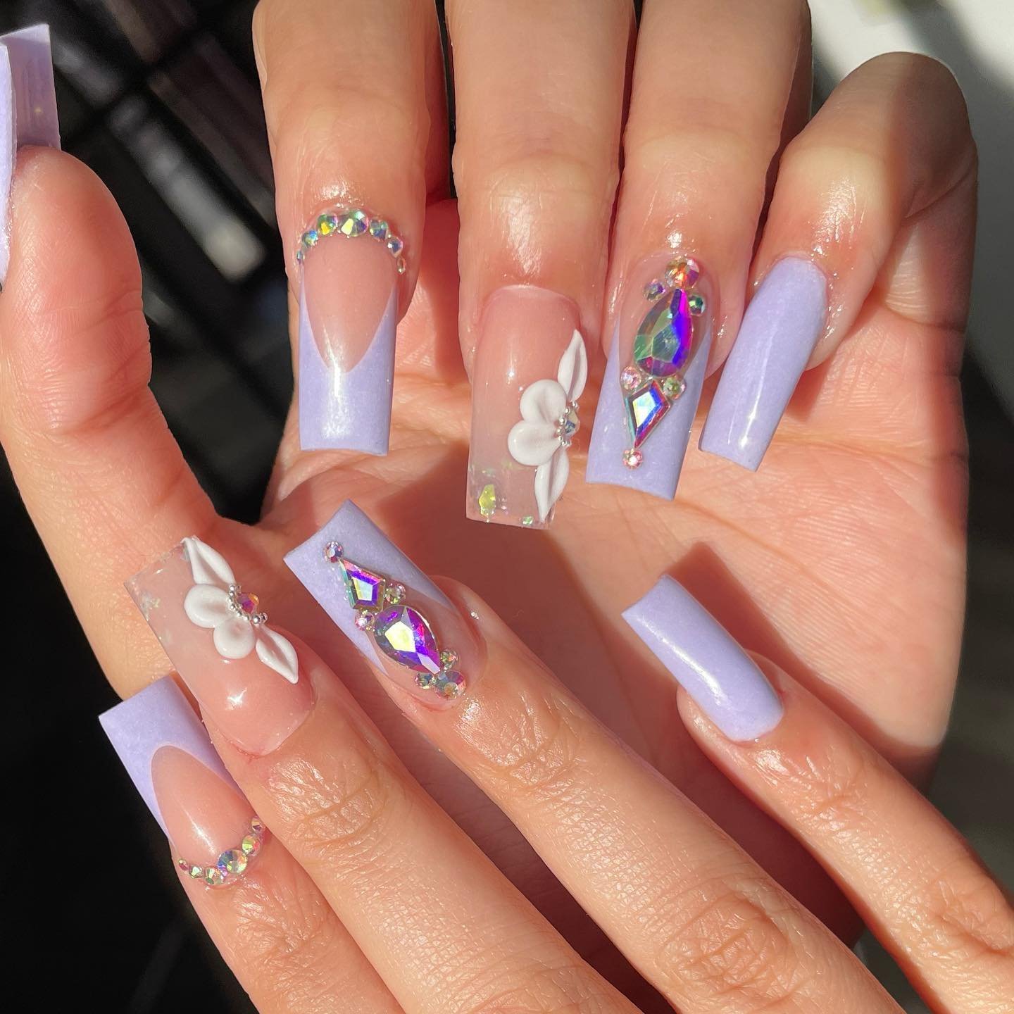 Lavender Nails