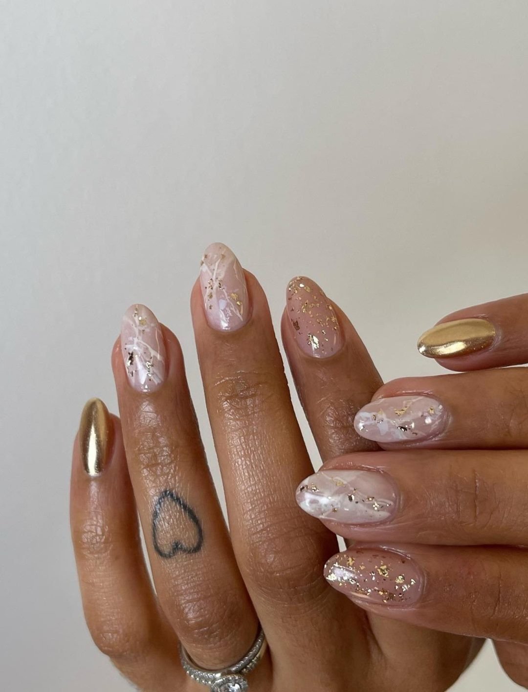 marble nail designs