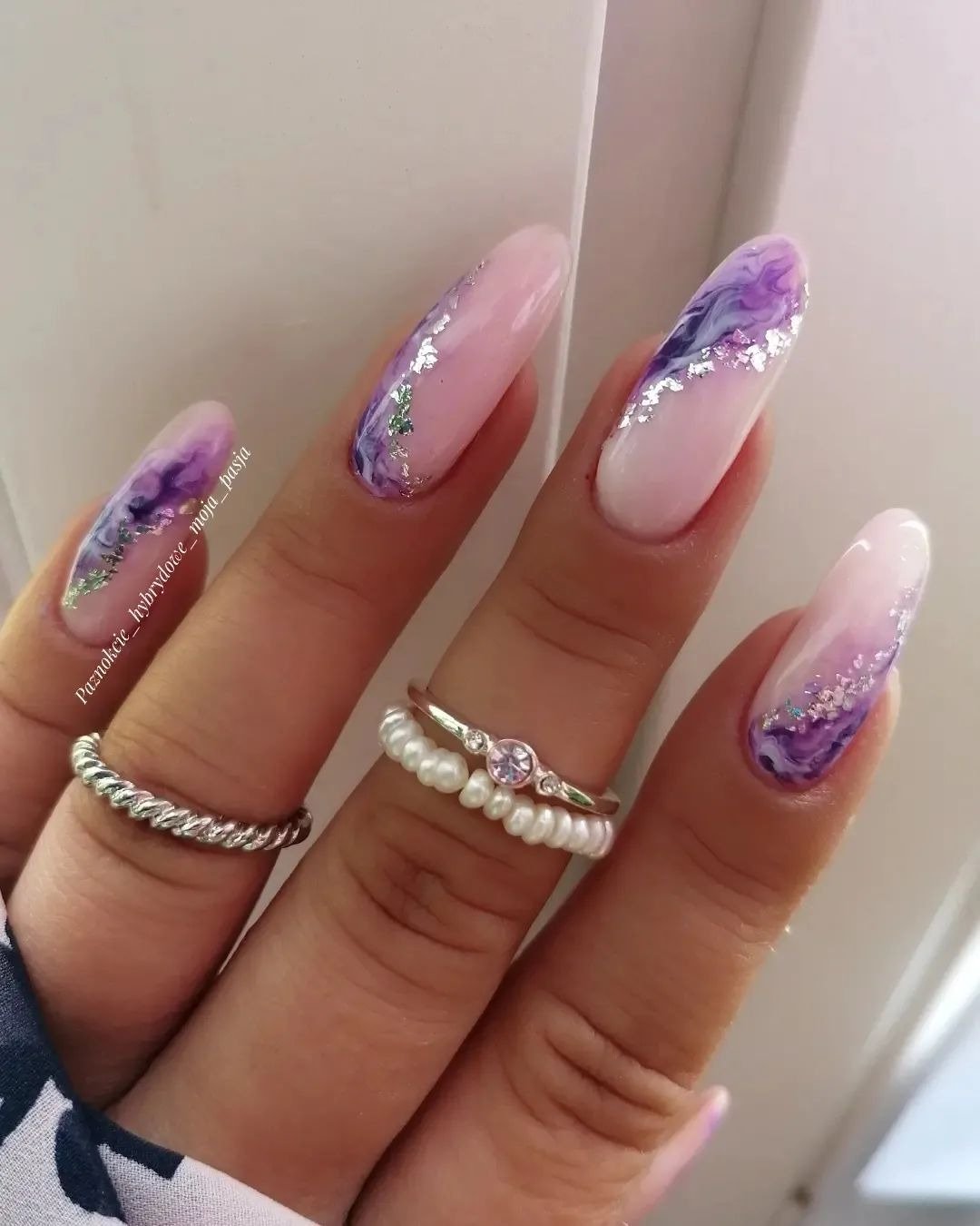 marble nail designs