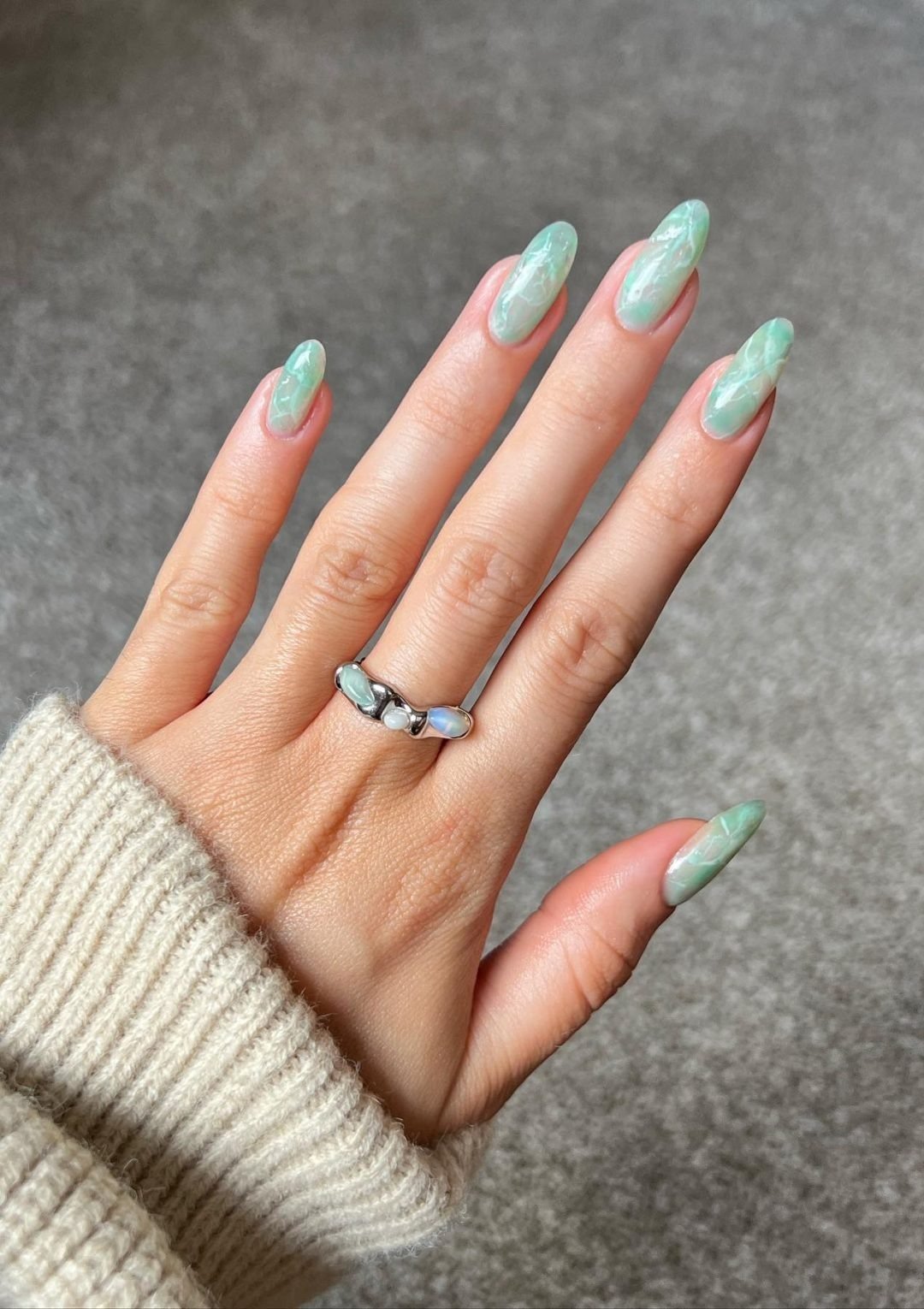 marble nail designs