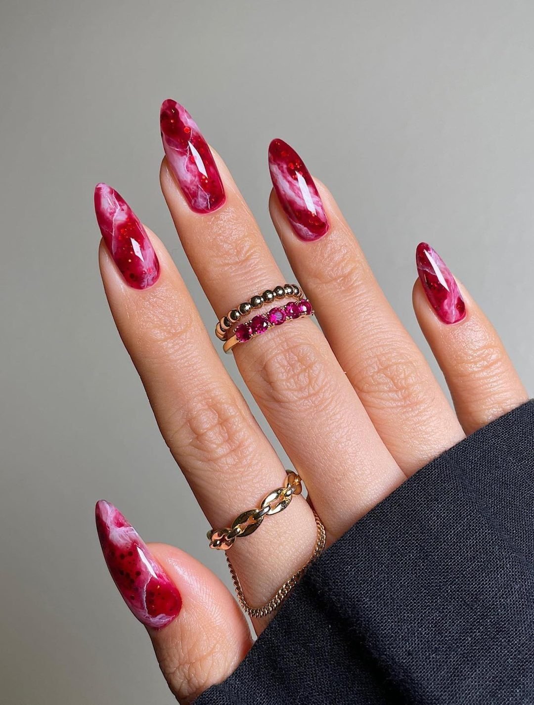 marble nail designs