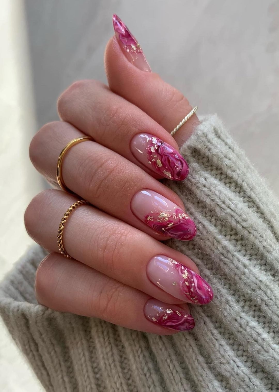 marble nail designs