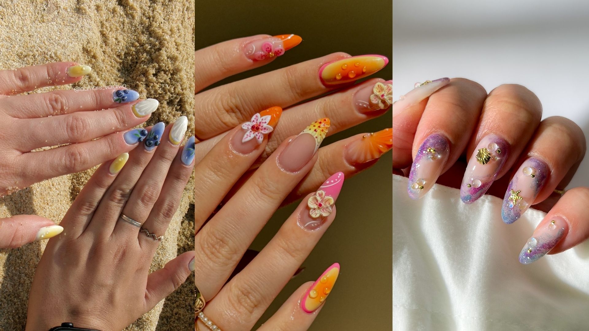 30 Beach Nail Ideas to Bring the Shore to Your Fingertips