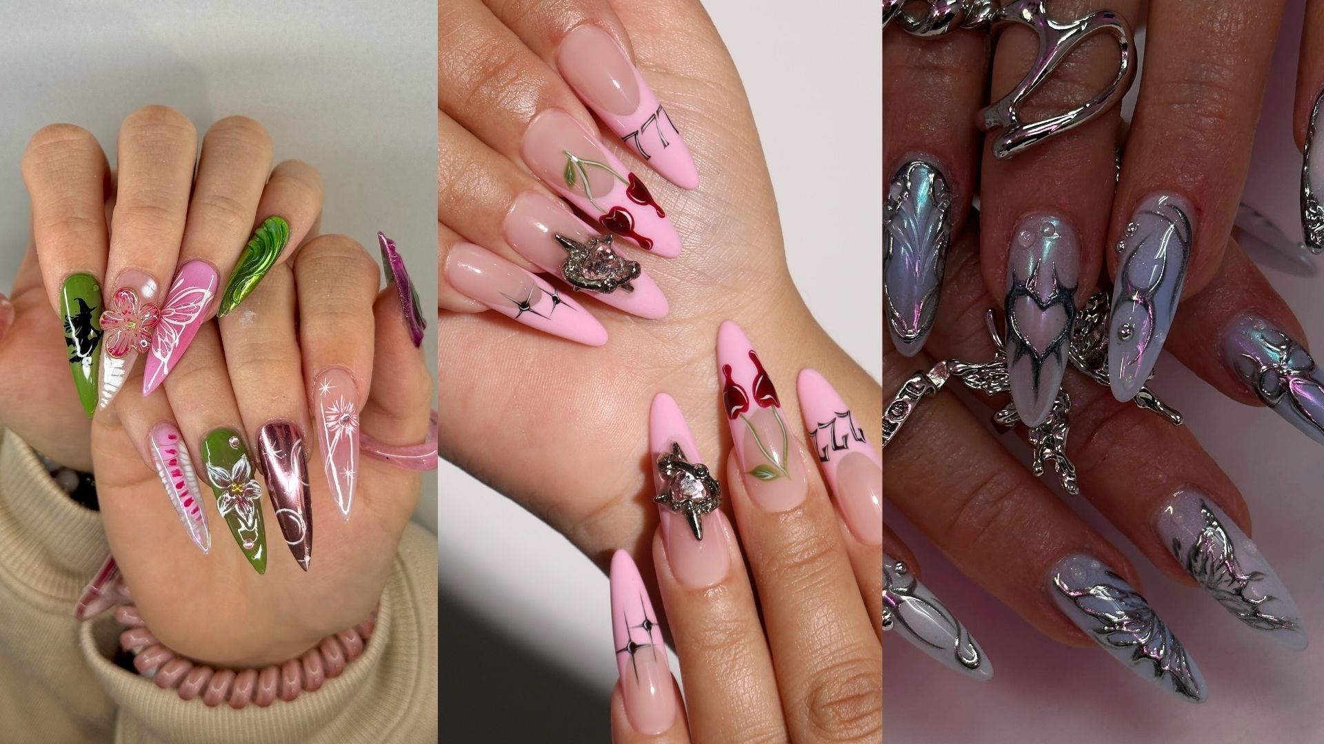 Stiletto Nail Ideas for a Fiercely Feminine Manicure