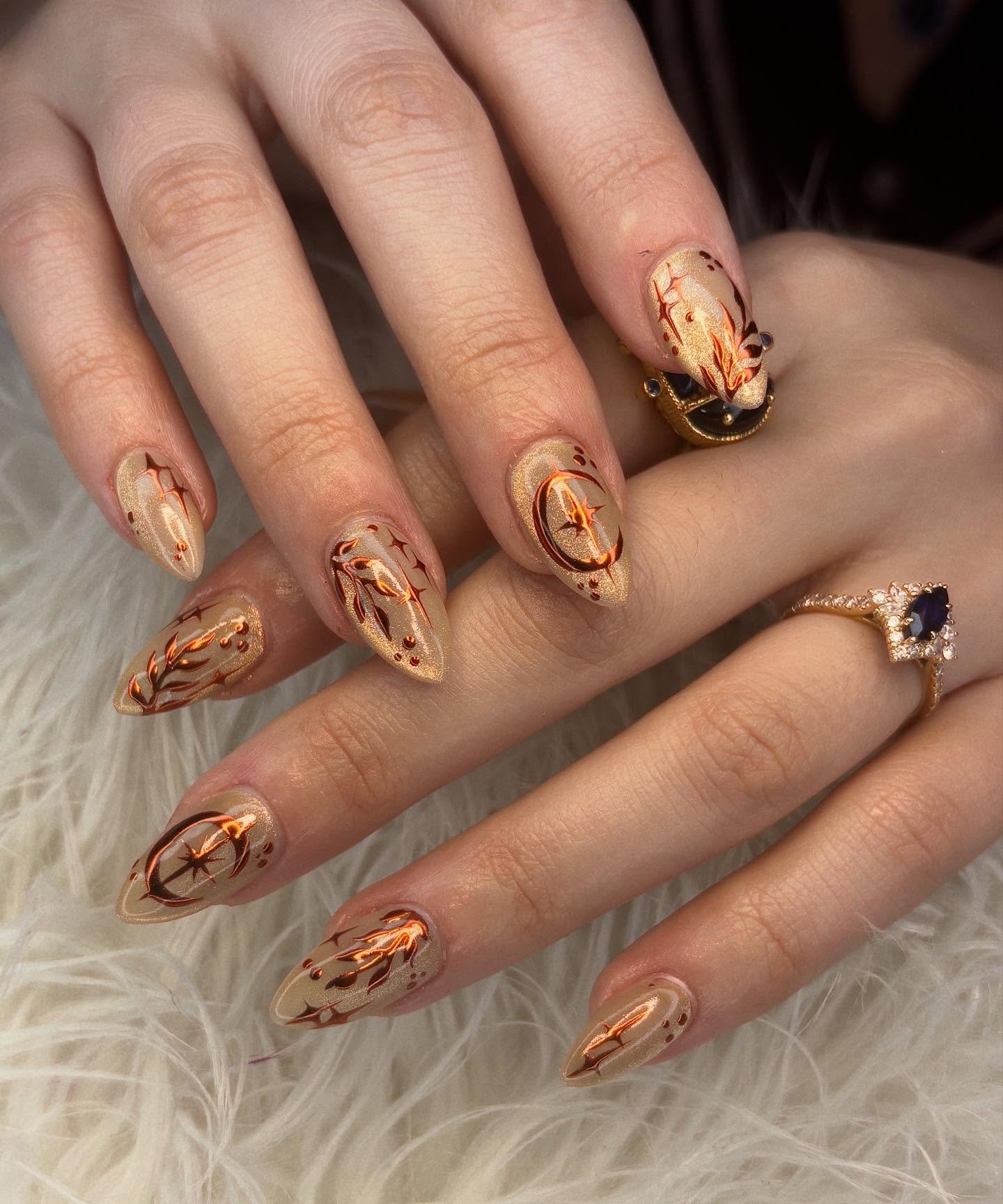 best october nails by fabelane