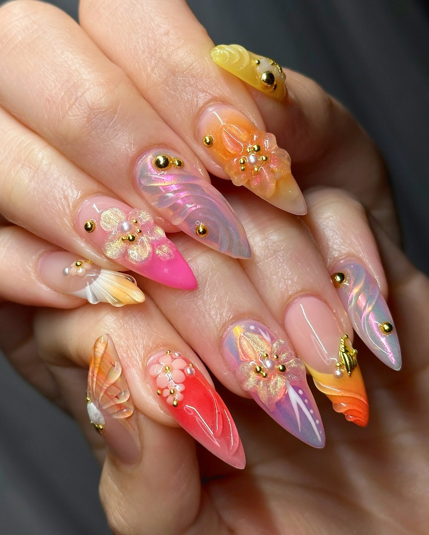 3D Nail Designs For All Year
